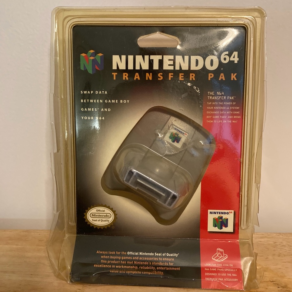 Nintendo 64 Transfer Pak Model NUS -019 Damaged Package